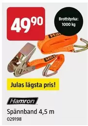 Hamron - Spännband 4,5 m 029198