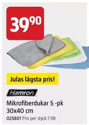 Hamron - Mikrofiberdukar 5 -pk 30x40 cm 025801