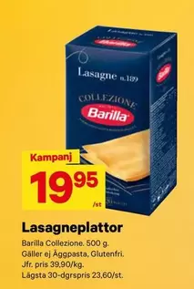 Barilla - Lasagneplattor
