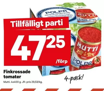 Mutti - Finkrossade tomater