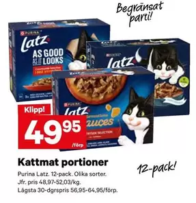 Latz - Kattmat portioner