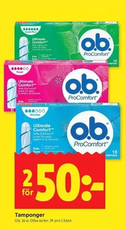 Comfort - Tamponer