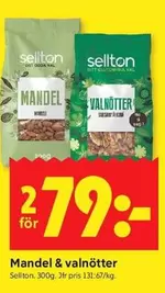 Mandel & valnötter