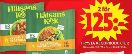 Hälsans Kök - VEGOFILET VEGESUIKA VEGOSCHNITZEL
