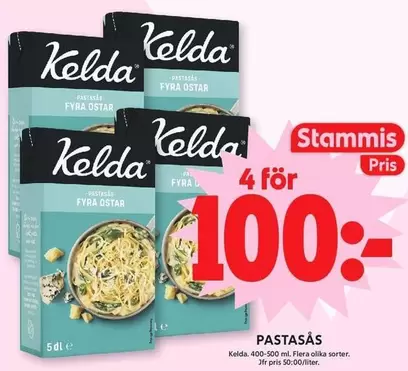Kelda - PASTA SÅS FYRA OSTAR
