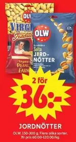 OLW - JORDNÖTTER