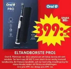 Oral B - ELTANDBORSTE PRO1