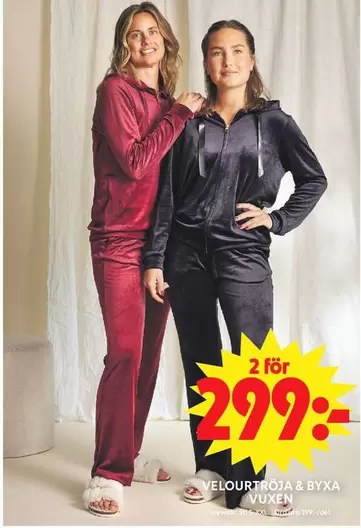 VELOURTROJA & BYXA