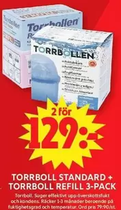 TORRBOLL STANDARD + TORRBOLL REFILL 3-PACK