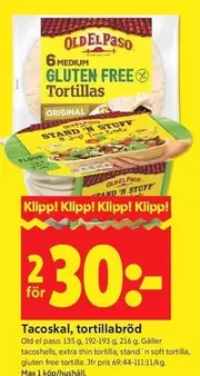 Extra - Gluten Free Tortillas