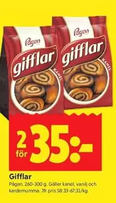 Pågen - Giffar