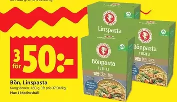 kungsörnen - Bön, Linspasta