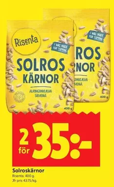 Risenta - Solros Kärnor