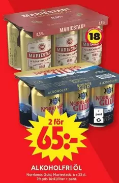 mariestads - Mariestads 18-pack, Norrlands Guld 6-pack