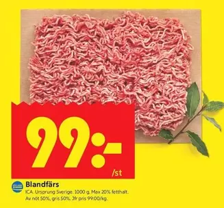 Blandfärs