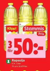Rapsolja