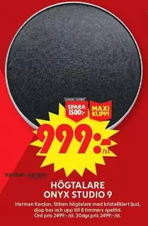 Harman kardon - HÖGTALARE ONYX STUDIO 9