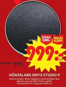 Harman kardon - HÖGTALARE ONYX STUDIO 9