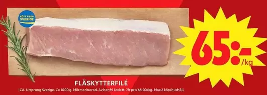 Fläskytterfilé