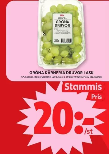 Gröna druvor