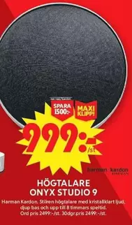Harman kardon - HÖGTALARE ONYX STUDIO 9