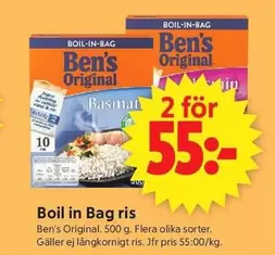 Boil in Bag ris