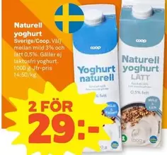 Coop - Naturell yoghurt