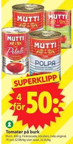 Mutti - Tomater på burk