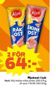 kavli - Räk Ost / Skink Ost