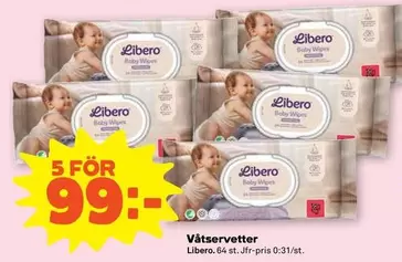 Libero - Våtservetter