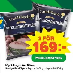 Guldfågeln - Kycklingbröstfiléer
