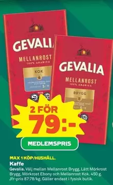 gevalia - Kaffe Mellanrost