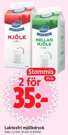 valio - Laktosfri mjölkdryck