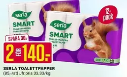 Serla - TOALETTPAPPER