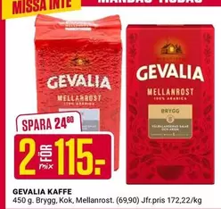 gevalia - GEVALIA KAFFE