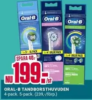 Oral B - TANDBORSTHUVUDEN