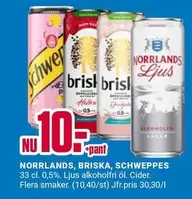 Schweppes - Norrlands Ljus, Briska,