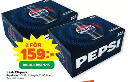 Pepsi - L
k 20-pack