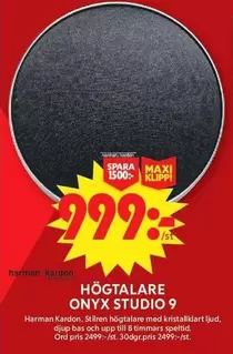 Harman kardon - HÖGTALARE ONYX STUDIO 9