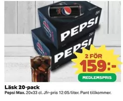 Pepsi - Läsk 20-pack