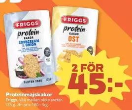 friggs - Proteinimajskakor
