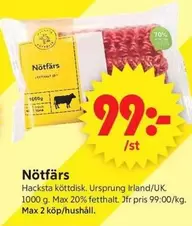 Nötfärs