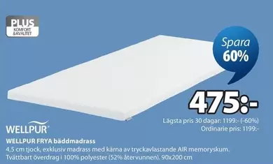 FRYA BÄDDMADRASS