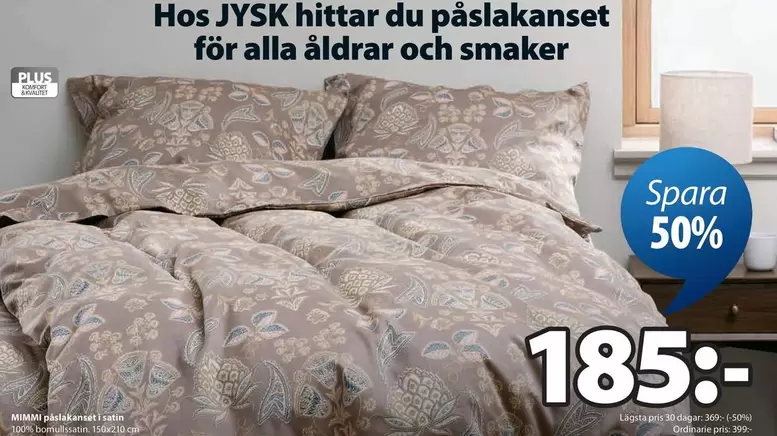 Jysk - påslakanset