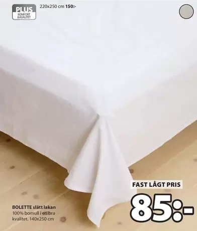BOLETTE slätt lakan