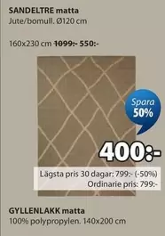 SANDELTRE matta