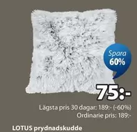 LOTUS prydnadskudde