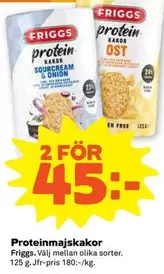 friggs - Proteinmajsskakor