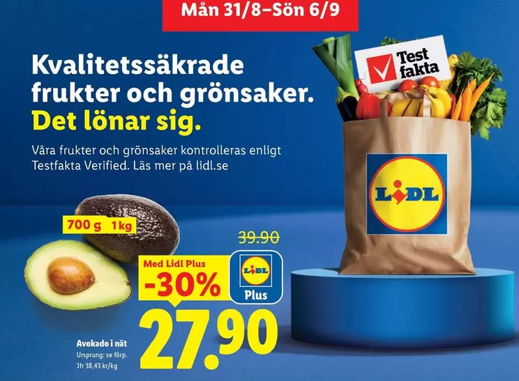Mer - Frukter och grönsaker