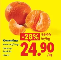 Klementiner Nadorcott/Tango